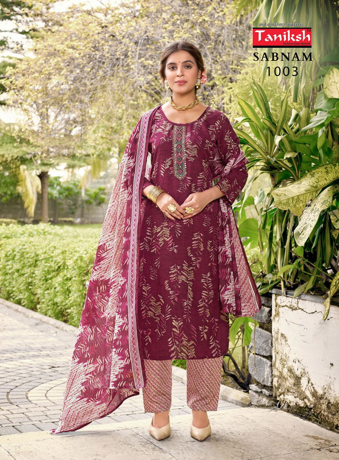 Sabnam Vol 1 By Taniksh Capsule Printed Kurti With Bottom Dupatta Wholesale Market In Surat
